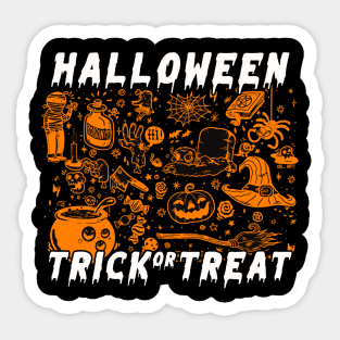 Halloween - Trick or Treat Sticker